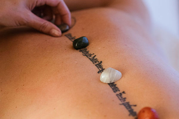 Hot-stone massage